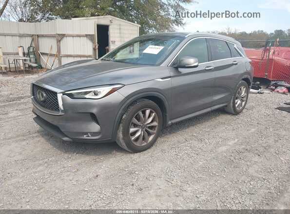 3PCAJ5M10LF103331 2020 INFINITI QX50 Серый Передняя левая четверть