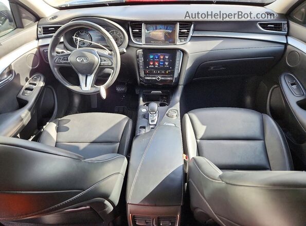 3PCAJ5M11KF135378 2019 INFINITI QX50 Черный Вид панели приборов