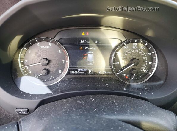 3PCAJ5M16KF104319 2019 INFINITI QX50 White Widok zestawu wskaźników
