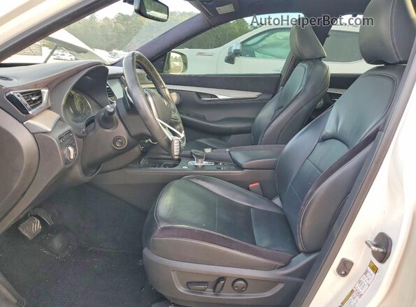 3PCAJ5M16KF104319 2019 INFINITI QX50 White Widok wnętrza z przodu
