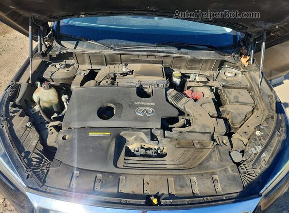 3PCAJ5M17KF119640 2019 INFINITI QX50 Black Widok komory silnika