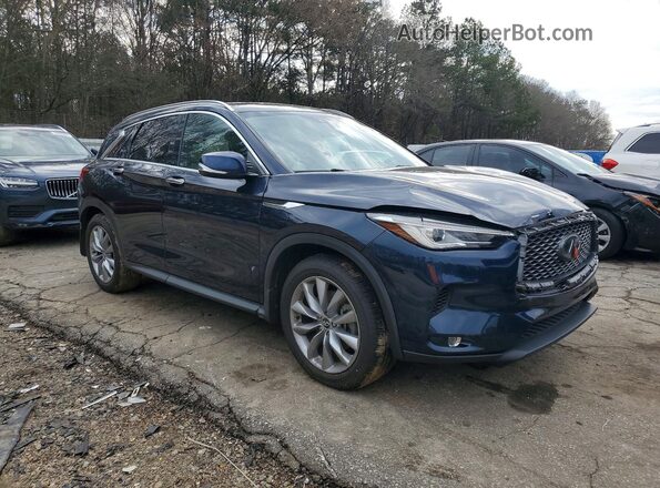 3PCAJ5M17KF133585 2019 INFINITI QX50 Blue Front right