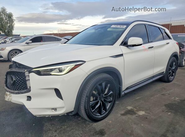 3PCAJ5M17KF138463 2019 INFINITI QX50 White Przód lewy