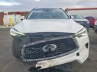 2019 Infiniti Qx50 White vin: 3PCAJ5M17KF138463