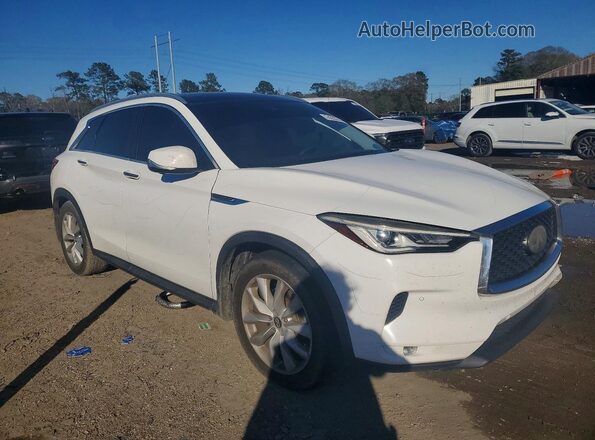 3PCAJ5M19KF107084 2019 INFINITI QX50 White Przód prawy