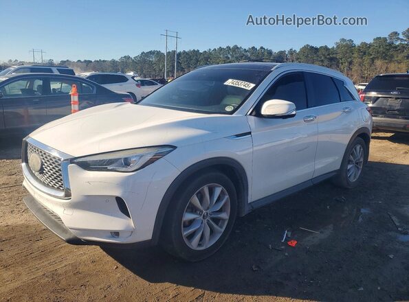3PCAJ5M19KF107084 2019 INFINITI QX50 White Przód lewy