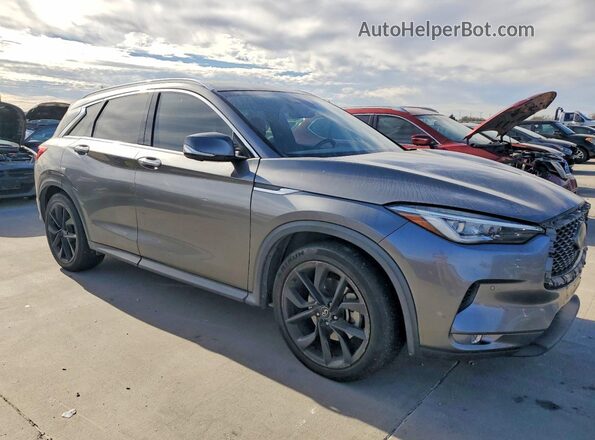 3PCAJ5M1XKF105599 2019 INFINITI QX50 Зеленый Передняя правая четверть