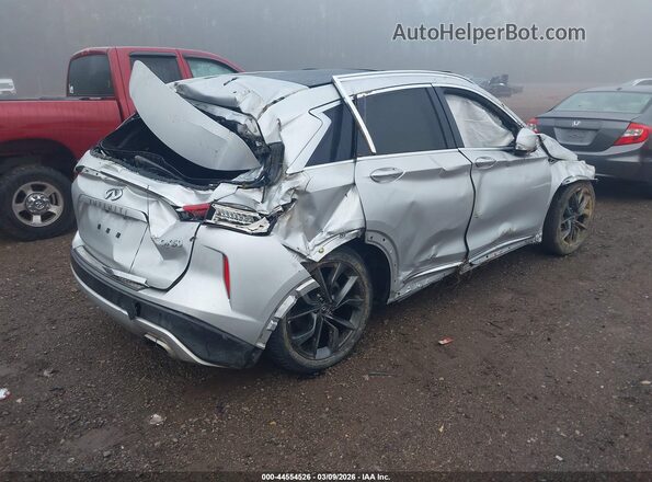 3PCAJ5M1XKF138330 2019 INFINITI QX50 Серебряный Задняя правая четверть