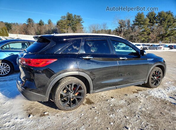 3PCAJ5M30KF104771 2019 INFINITI QX50 Черный Задняя правая четверть