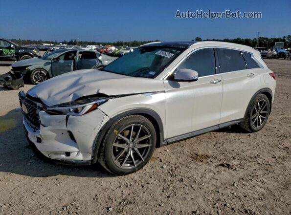 3PCAJ5M30KF104849 2019 INFINITI QX50 Белый Передняя левая четверть