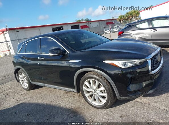 3PCAJ5M30KF115253 2019 INFINITI QX50 Черный Передняя правая четверть