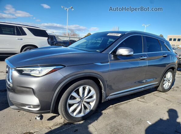 3PCAJ5M31KF125984 2019 INFINITI QX50 Серый Передняя левая четверть