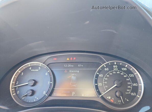 3PCAJ5M31KF125984 2019 INFINITI QX50 Серый Вид щитка приборов