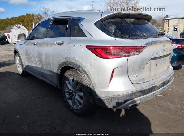 3PCAJ5M31KF129081 2019 INFINITI QX50 Серебряный Задняя левая четверть