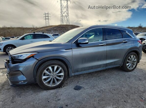 3PCAJ5M32LF113716 2020 INFINITI QX50 Серый Передняя левая четверть