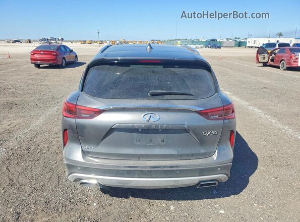 3PCAJ5M33KF109933 2019 INFINITI QX50 Gray Widok z tyłu