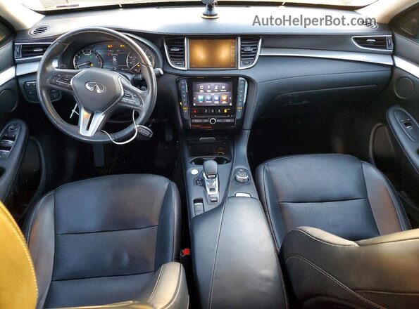 3PCAJ5M34KF124814 2019 INFINITI QX50 Белый Вид панели приборов