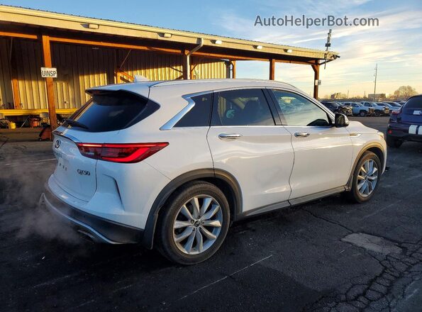 3PCAJ5M34KF124814 2019 INFINITI QX50 Белый Задняя правая четверть