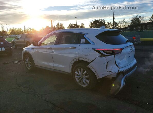 3PCAJ5M34KF124814 2019 INFINITI QX50 Белый Задняя левая четверть