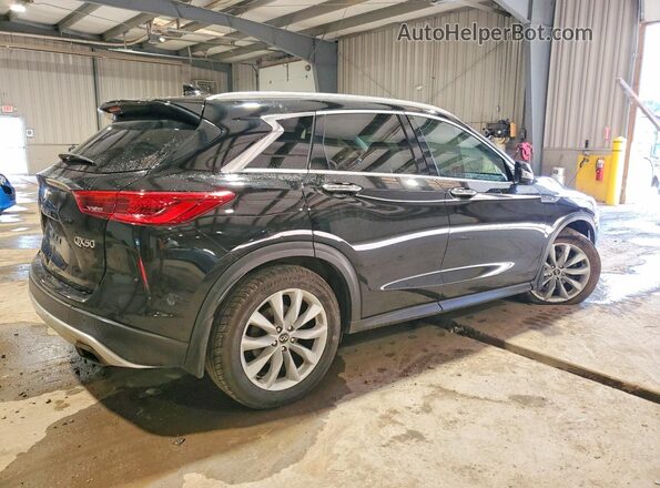 3PCAJ5M35KF107942 2019 INFINITI QX50 Черный Задняя правая четверть