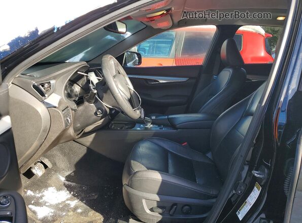 3PCAJ5M35KF107942 2019 INFINITI QX50 Черный Вид салона спереди
