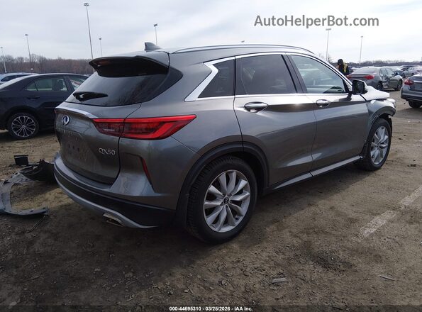 3PCAJ5M36KF118920 2019 INFINITI QX50 Серый Задняя правая четверть