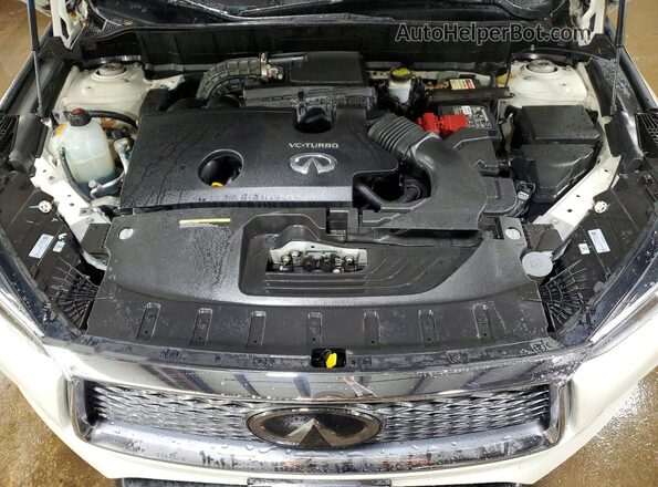 3PCAJ5M3XKF145070 2019 INFINITI QX50 White Вид задньої частини салону