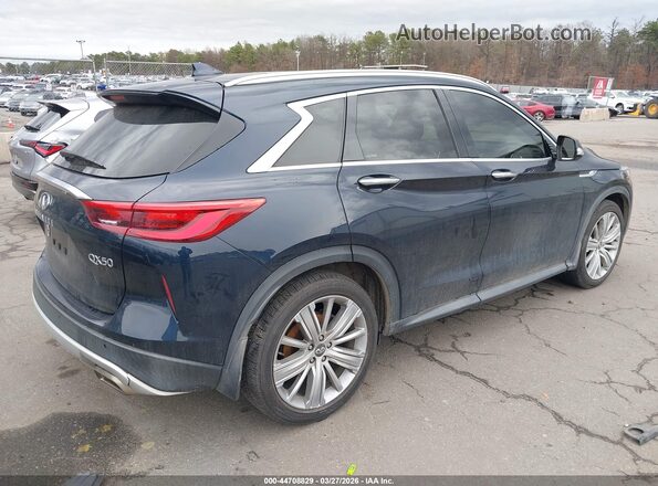3PCAJ5M3XLF117156 2020 INFINITI QX50 Blue Rear right