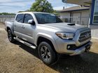 2017 Toyota Tacoma Trd Sport Серебряный vin: 3TMCZ5AN2HM057965 Damage: Front Bumper, Chipped, 2