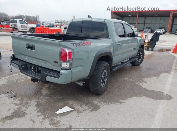 3TMCZ5AN3NM486883 2022 TOYOTA TACOMA 4WD Gray Trasero derecho