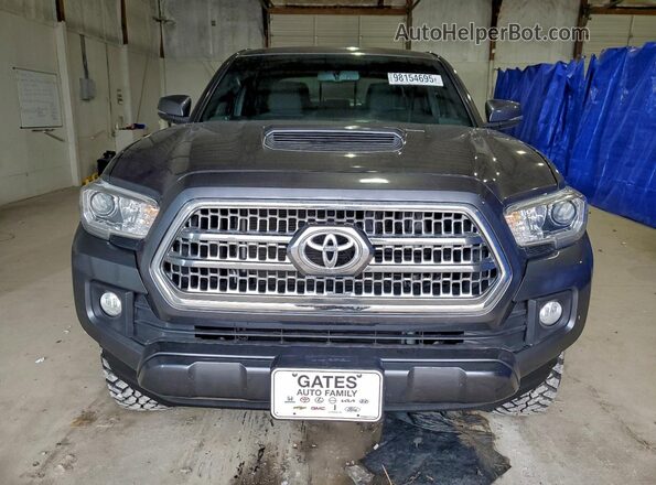 3TMCZ5AN4HM052590 2017 TOYOTA TACOMA Black Widok z przodu