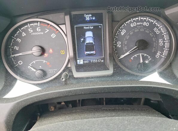 3TMCZ5AN4HM062861 2017 TOYOTA TACOMA Gray Widok zestawu wskaźników