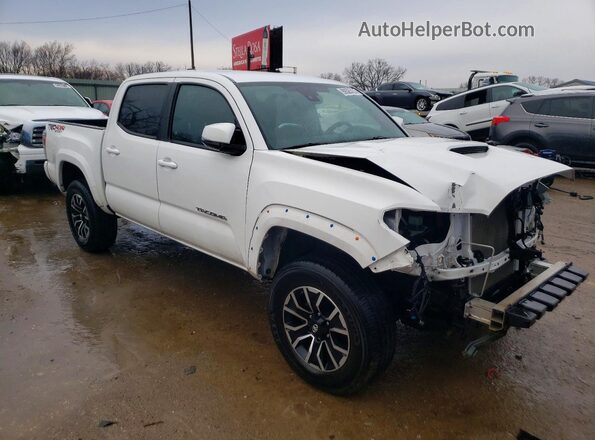 3TMCZ5AN4LM345768 2020 TOYOTA TACOMA Белый Передняя правая четверть