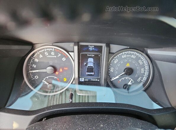 3TMCZ5AN6LM356223 2020 TOYOTA TACOMA White Vista del cuadro de instrumentos
