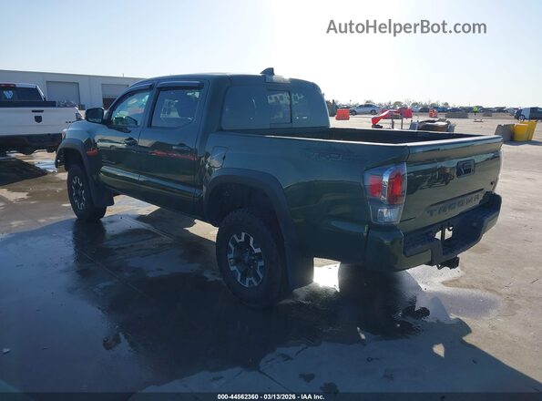 3TMCZ5AN6MM419189 2021 TOYOTA TACOMA Green Задня ліва чверть