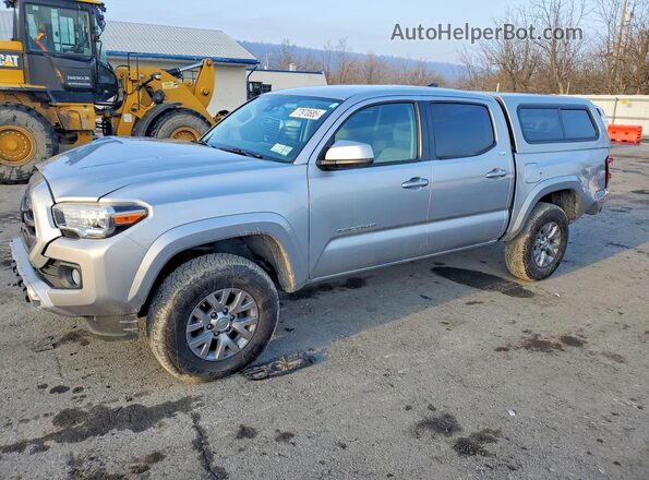 3TMCZ5AN8JM155730 2018 TOYOTA TACOMA Silver წინა მარცხენა ხედი სამი მეოთხედიდან