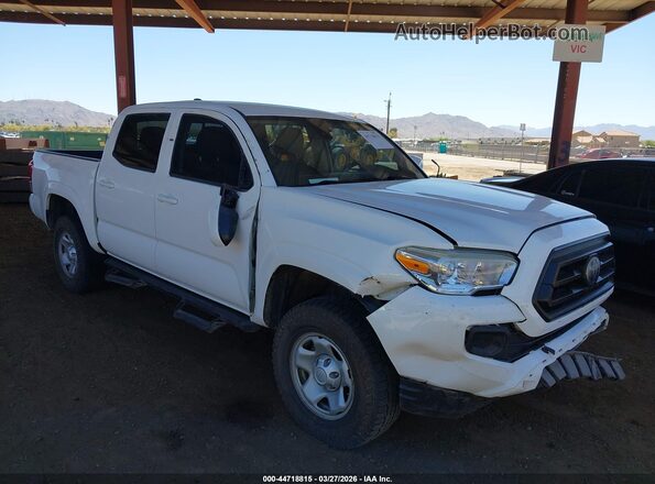 3TMCZ5ANXLM300091 2020 TOYOTA TACOMA White წინა მარჯვენა