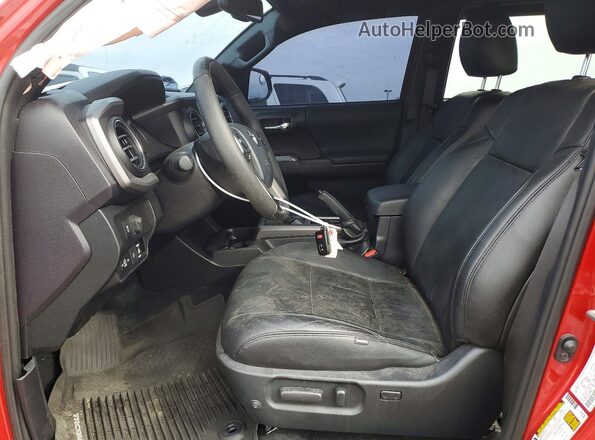 3TMDZ5BN3LM089450 2020 TOYOTA TACOMA Red Widok wnętrza z przodu