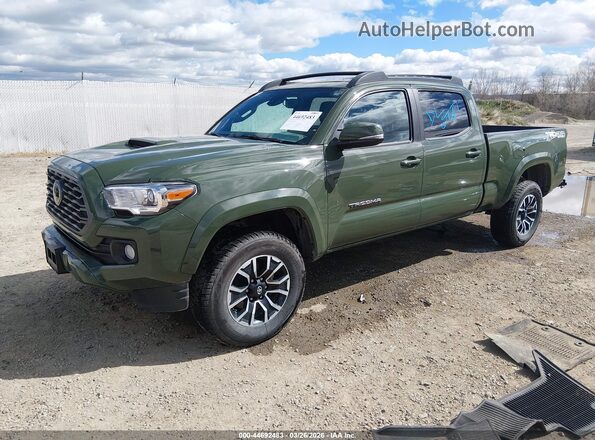 3TMDZ5BNXMM118542 2021 TOYOTA TACOMA Зеленый Передняя левая четверть