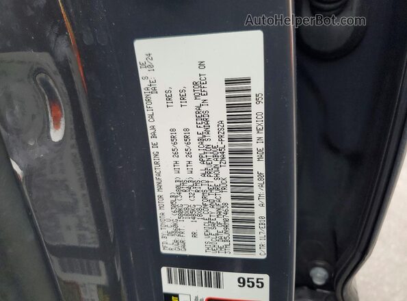 3TMLB5JN9RM074638 2024 TOYOTA LIMITED Серый Вид подкапотного пространства