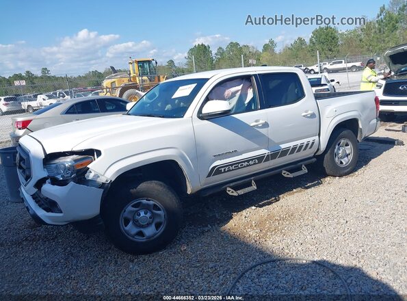 3TYAX5GN2MT013225 2021 TOYOTA TACOMA White წინა მარცხენა ხედი სამი მეოთხედიდან