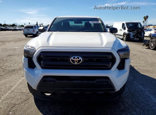 3TYJDAKN7ST020337 2025 TOYOTA TACOMA White Դիմացի տեսք