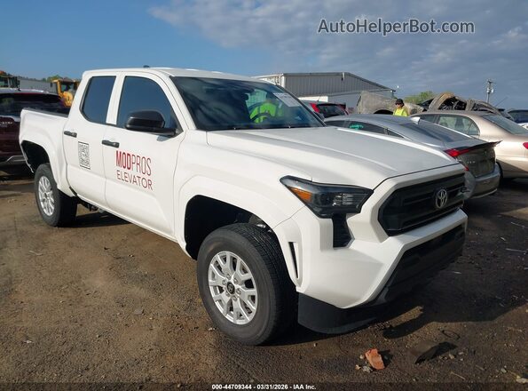 3TYKD5HN4ST038555 2025 TOYOTA TACOMA Белый Передняя правая четверть