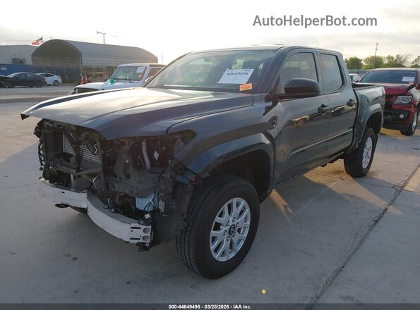 3TYKD5HN6RT017104 2024 TOYOTA TACOMA Gray Առջևի ձախ երեք քառորդ տեսարան