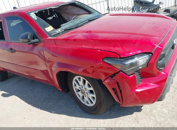 3TYKD5HN9ST031987 2025 TOYOTA TACOMA Красный Вид спереди