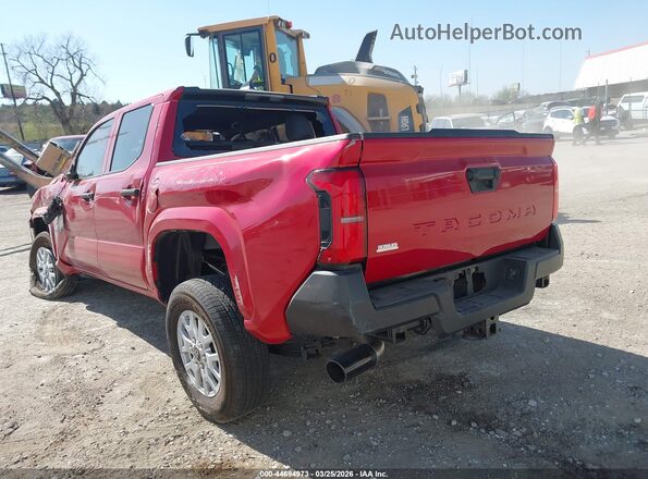 3TYKD5HN9ST031987 2025 TOYOTA TACOMA Красный Задняя левая четверть