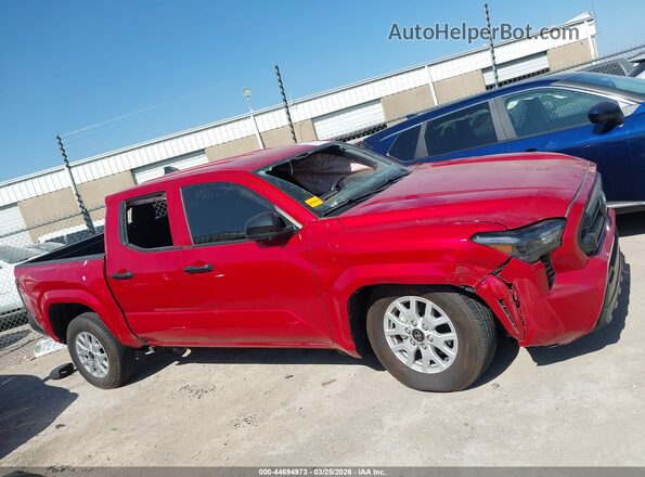3TYKD5HN9ST031987 2025 TOYOTA TACOMA Красный Вид задней части салона
