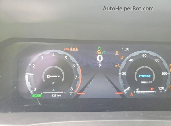 3TYLC5LN0ST025798 2025 TOYOTA TACOMA Gray Vista del cuadro de instrumentos