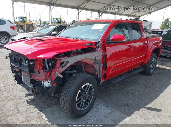 3TYLC5LN2ST017671 2025 TOYOTA TACOMA HYBRID Red Vista tres cuartos delantera izquierda