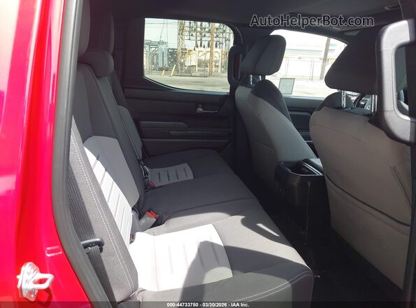 3TYLC5LN2ST017671 2025 TOYOTA TACOMA HYBRID Red Vista de la etiqueta del VIN
